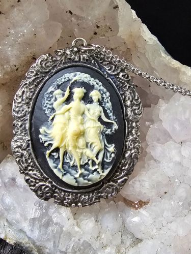 Cameo - Three Muses on Black