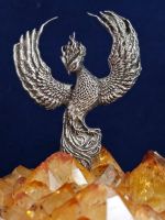 Magical Firebird Pewter Pewter Pin