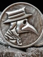 Plague Doctor Button Large