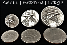 Plague Doctor Buttons Medium