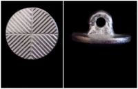 Small Death's Head Button