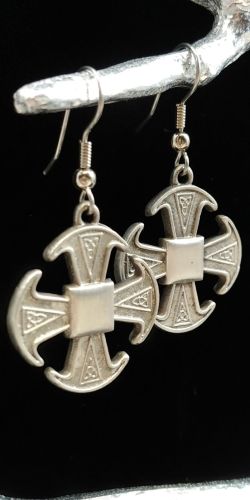 Canterbury Cross Earrings (small)