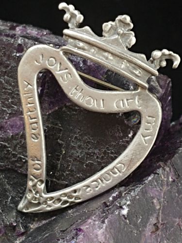 Heart and Crown Luckenbooth Brooch - Of Earthly Joys